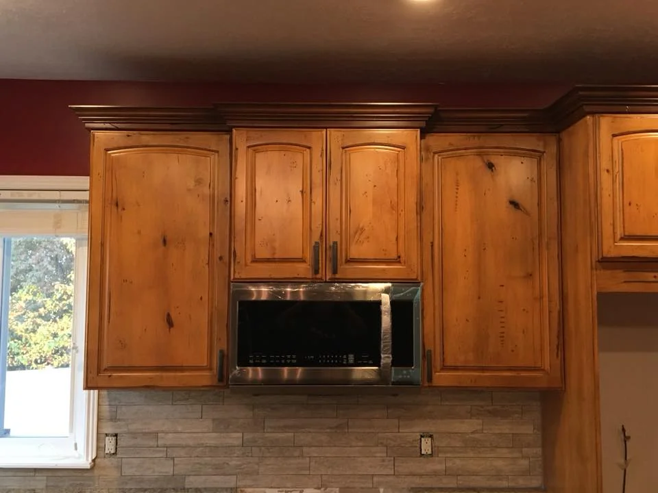Kitchen cabinet painting project near Draper, Utah